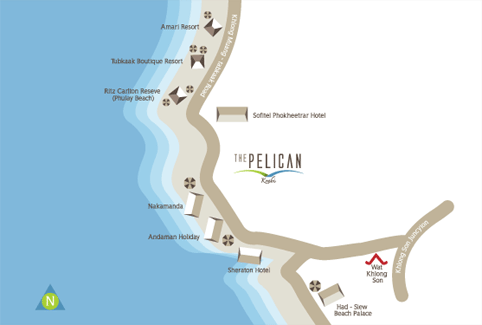 The Pelican Resort Location, Krabi